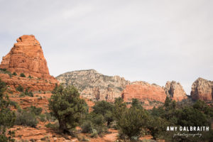 red rock formations