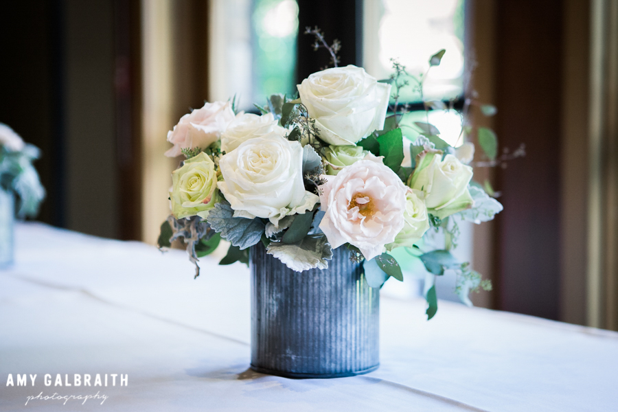 pastel florals at mountain wedding at hotel terra