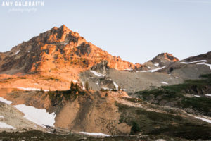 sunrise on black peak