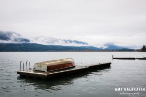 lake quinault in winter