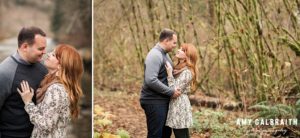 a couple in the mossy woods near stevens pass washington