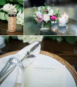 mg davis and melanie benson wedding design