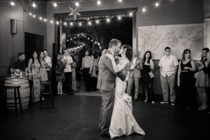wedding first dance at jm cellars
