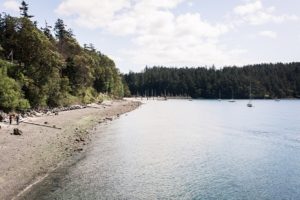 views of the orcas island ferry terminal