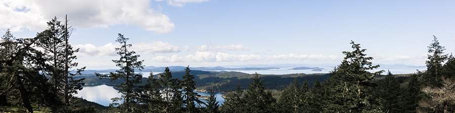 panorama views from turtleback mountain preserve's west overlook