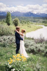 wedding photos at heart six ranch in jackson hole