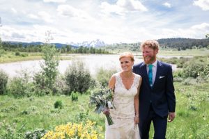 bride and groom at heart six ranch