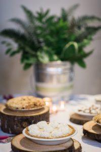 a la mode pies at pickering barn wedding