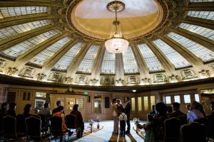 Arctic Club Seattle Wedding in the ballroom