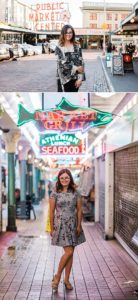 High school senior photos in downtown Seattle