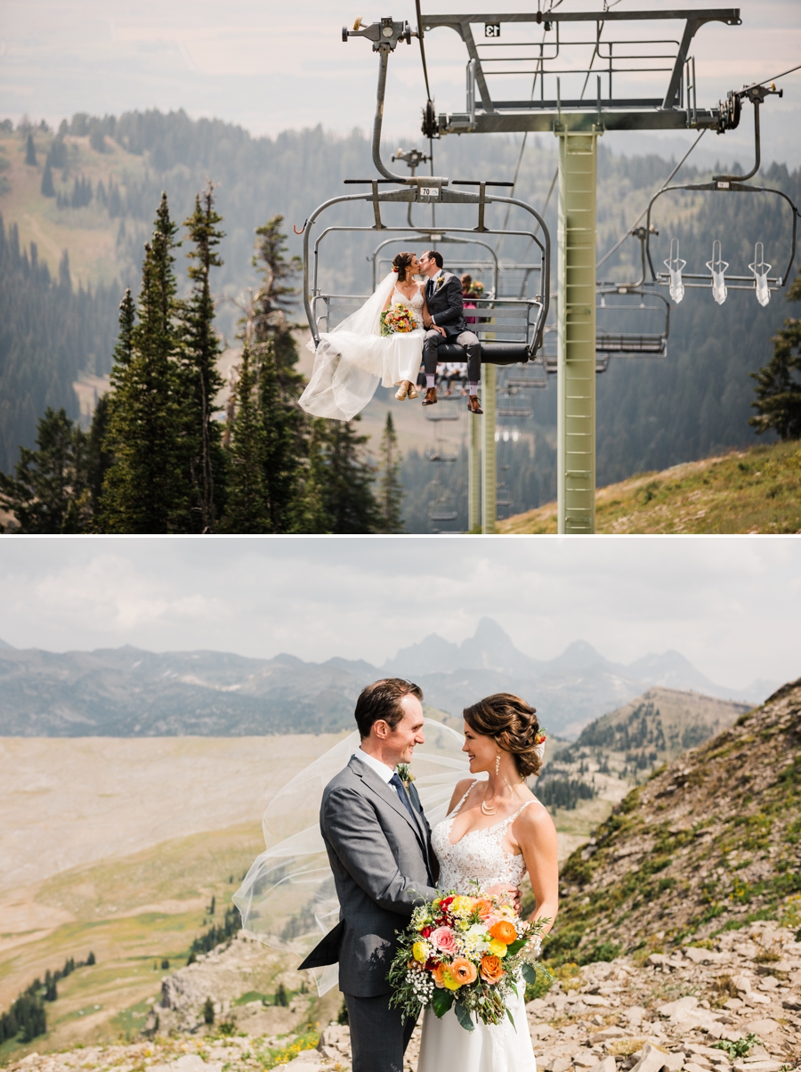 Grand Targhee Ski Resort Wedding in Jackson Hole by Amy Galbraith Photography