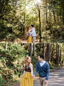 Fall Engagement Photos in Index, Washington by Seattle Mountain Wedding Photographer Amy Galbraith Photography