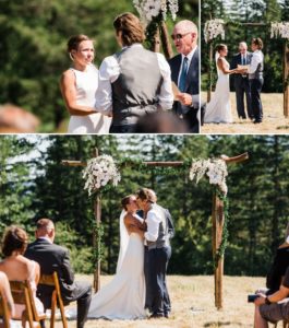Olympic Peninsula Wedding on a farm near Quilcene