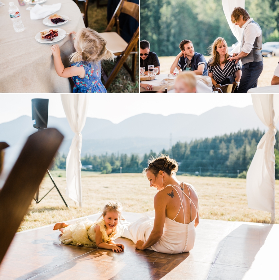 Laid-Back Farm Wedding on the Olympic Peninsula in Washington State Photographed by Amy Galbraith Photography