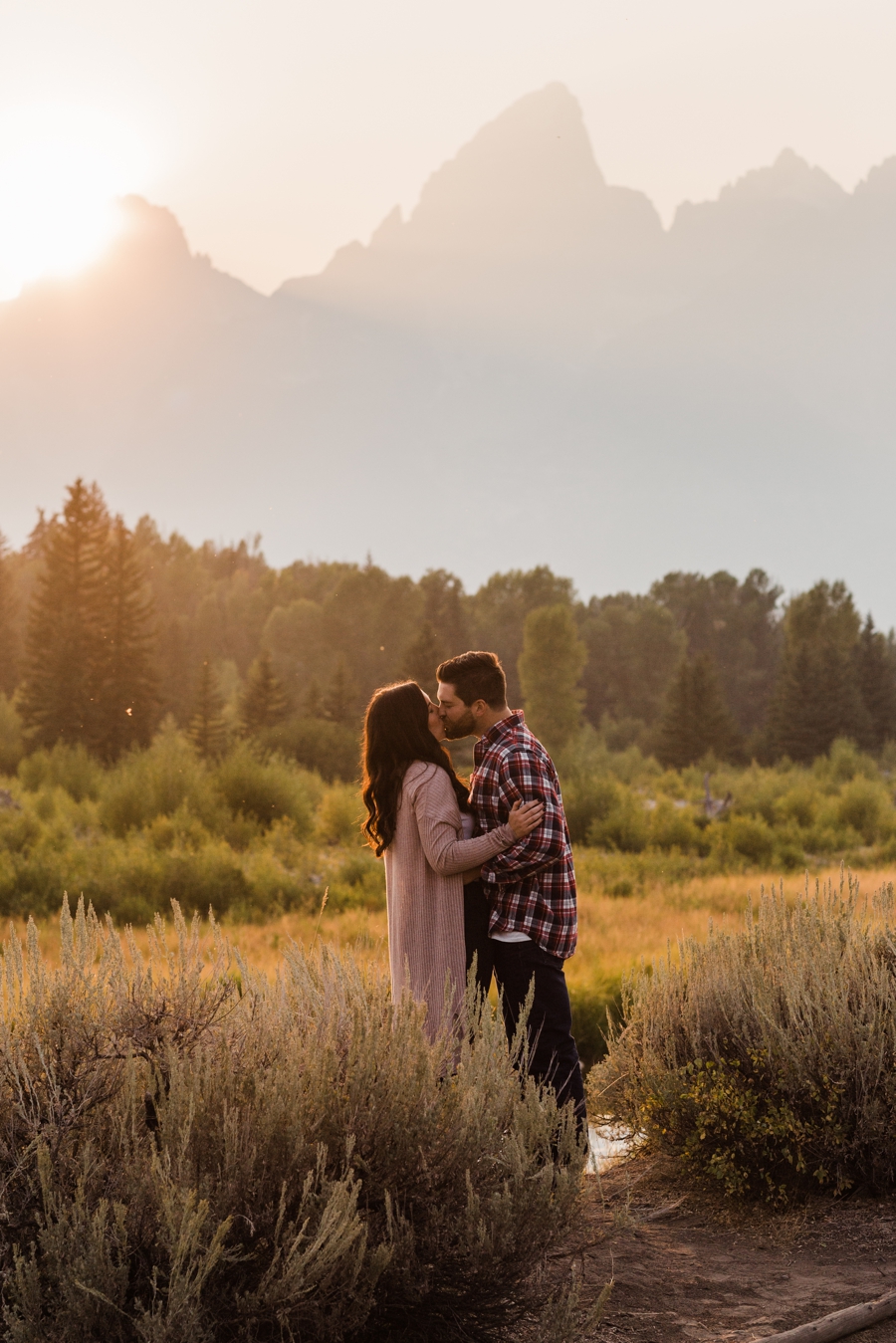Grand Teton National Park Engagement Photos in Jackson Hole by Jackson Hole wedding photographer Amy Galbraith