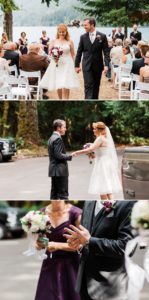 Lake Crescent Lodge wedding at Olympic National Park photographed by outdoor mountain wedding photographer Amy Galbraith