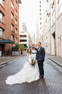Downtown Seattle Winter Wedding at Within Sodo by Seattle Wedding Photographer Amy Galbraith