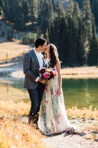 Couples Session at Mt Rainier by Adventure Wedding Photographer Amy Galbraith
