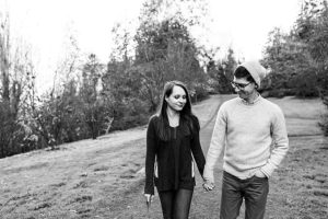 Washington Arboretum Fall Engagement Photos in Seattle by Seattle Wedding Photographer Amy Galbraith