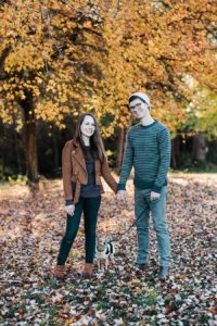 Washington Arboretum Fall Engagement Photos in Seattle by Seattle Wedding Photographer Amy Galbraith