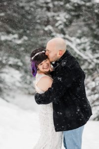 Leavenworth Winter Wedding at Pine River Ranch by Outdoor Wedding Photographer Amy Galbraith
