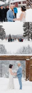 Leavenworth Winter Wedding at Pine River Ranch by Outdoor Wedding Photographer Amy Galbraith