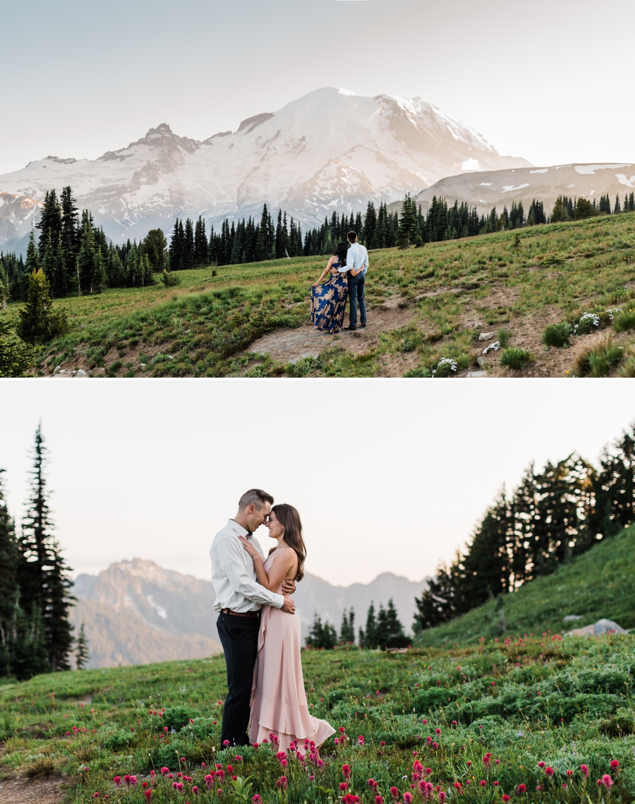 Best Places to Elope in Washington State | Mt Rainier National Park | Washington Adventure Wedding Photographer Amy Galbraith