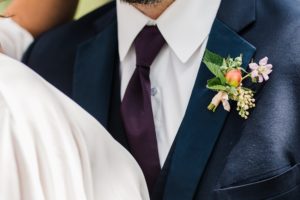 Groom's boutonniere by Flower by Chloe in Jackson Hole