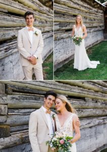 Mountain wedding at Brown Family Homestead by adventure wedding photographer Amy Galbraith