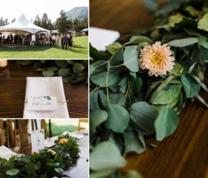 Wedding florals by Bumble Bea's Garden at Brown Family Homestead