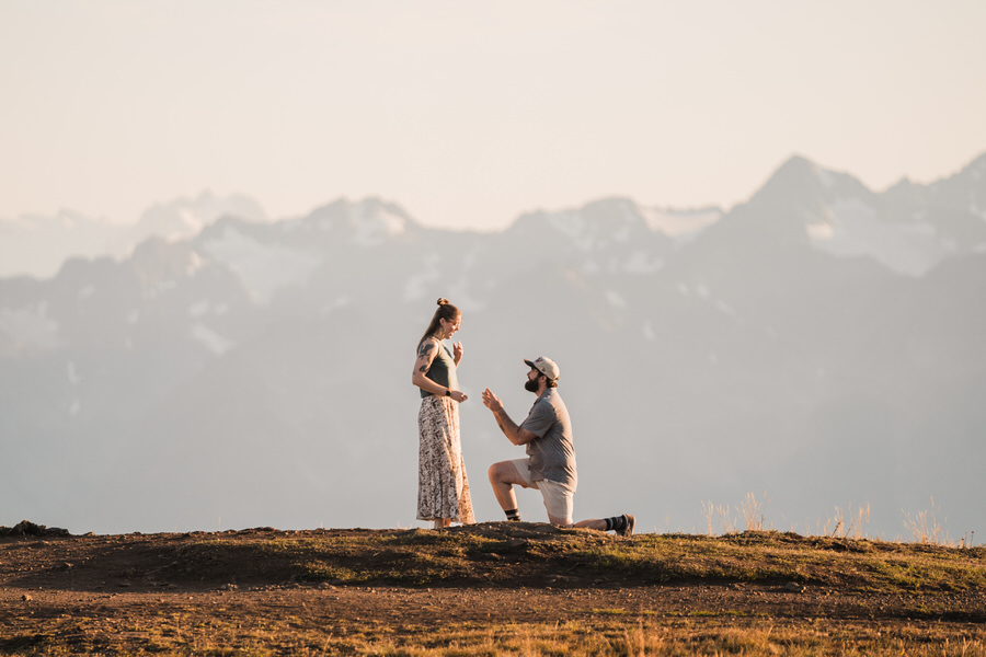 Proposal on hurricane ridge in Olympic National Park